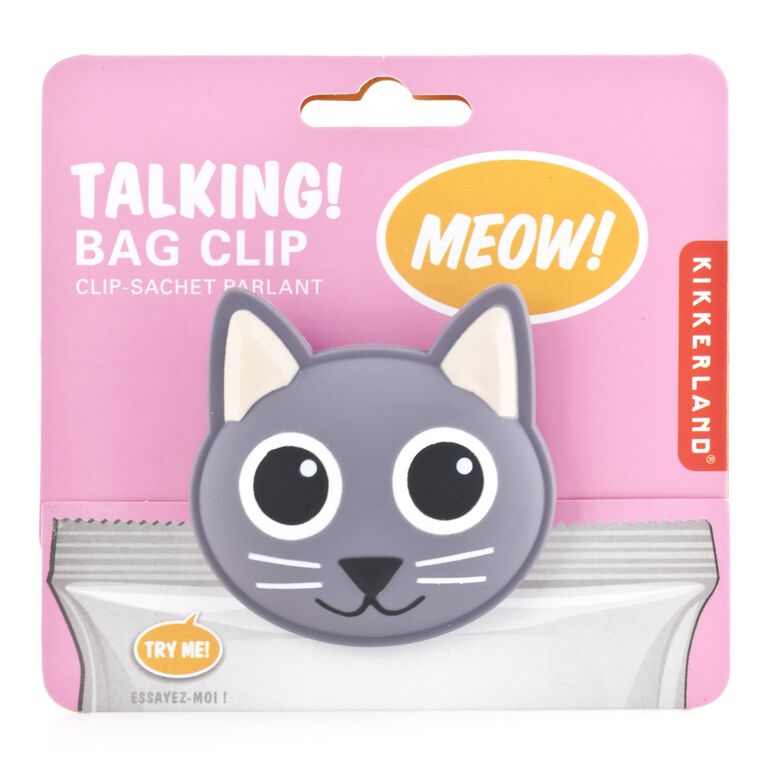 Meowing Cat Bag Clip image number 3