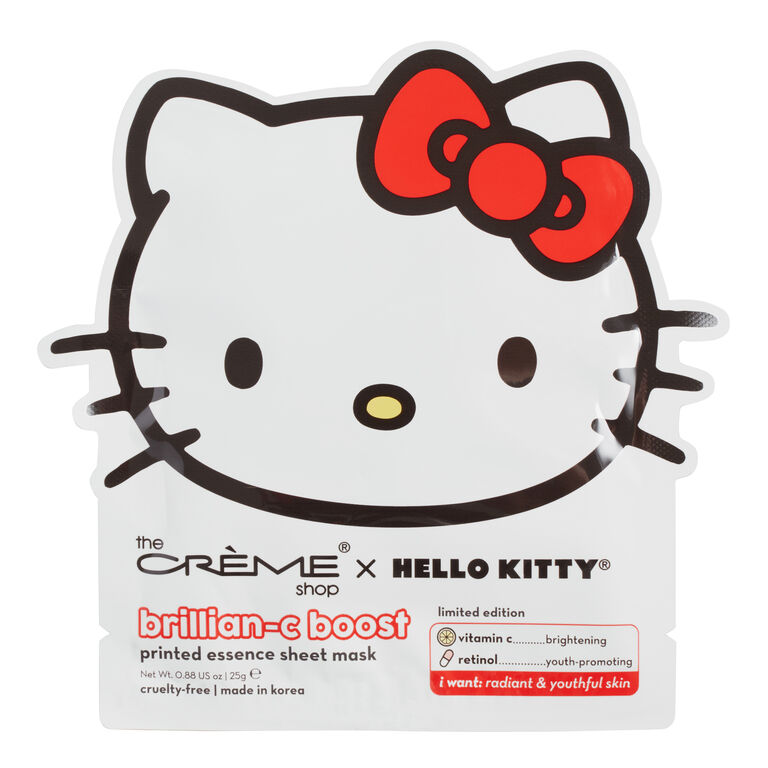 Creme Shop Hello Kitty Brillian-C Korean Beauty Sheet Mask image number 1