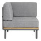 Andorra Modular Outdoor Sectional Corner End Chair image number 3