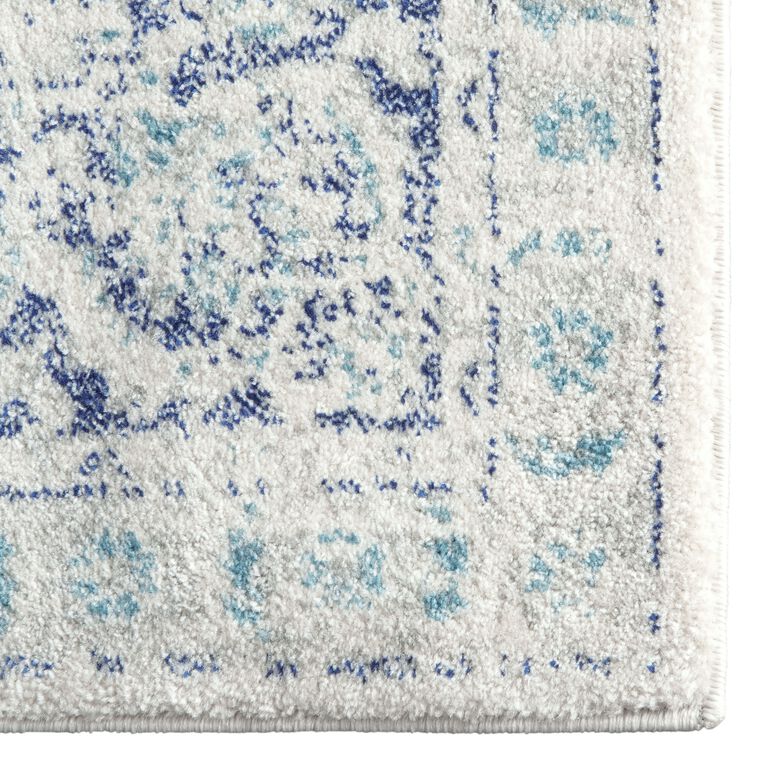 Henley Blue Distressed Persian Style Area Rug image number 2