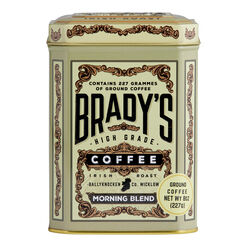 Brady's Morning Blend Ground Coffee Tin