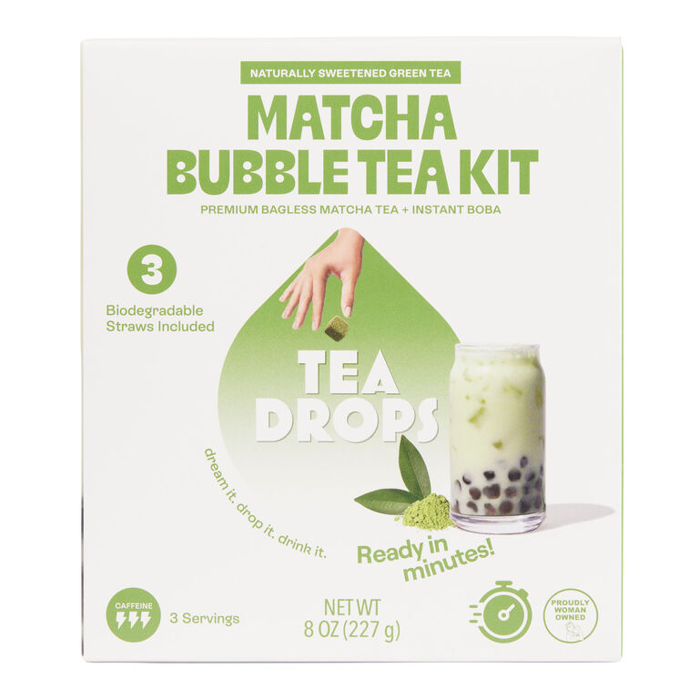 Tea Drops Matcha Bubble Tea Kit image number 1