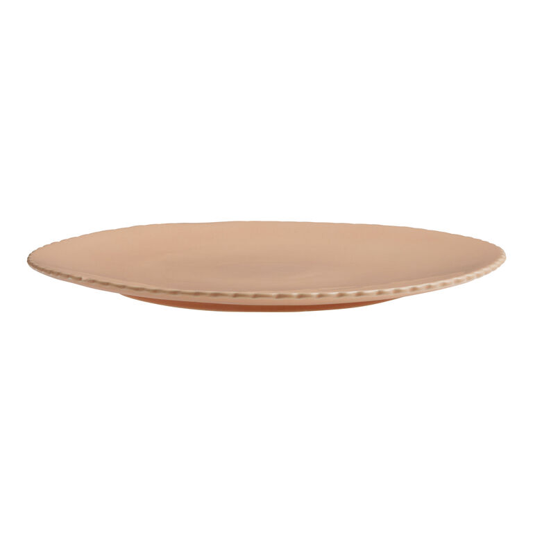 Sienna Blush Pink Scalloped Dinner Plate image number 3