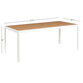 Palma Sur Eucalyptus Wood and Metal Outdoor Dining Table image number 4
