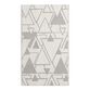 Blayne Ivory And Black Abstract Geo Hand Towel image number 2