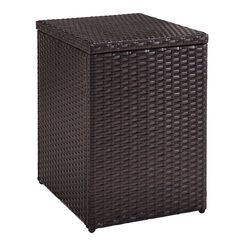 Pinamar Brown All Weather Wicker Outdoor End Table
