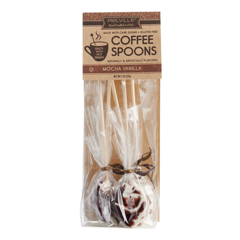 Melville Mocha Vanilla Coffee Spoons 5 Pack image number 1