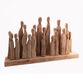 Carved Mango Wood Group of Figures Decor image number 0