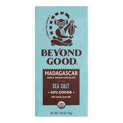 Beyond Good Madagascar Sea Salt And Nibs 63% Chocolate Bar