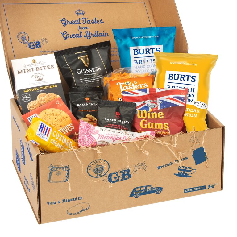 British Snacks Food Gift Box image number 1