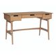 Malay Natural Rattan Cane and Wood Desk with Drawers image number 0