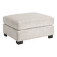 Hayes Cream Modular Sectional Ottoman image number 0