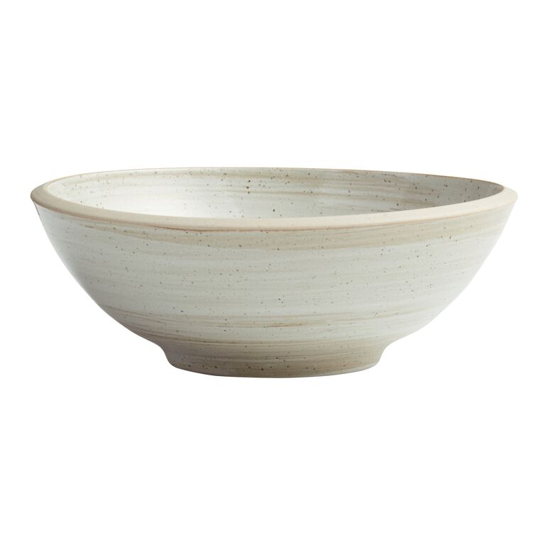 Wren Ivory Speckled Cereal Bowl image number 1