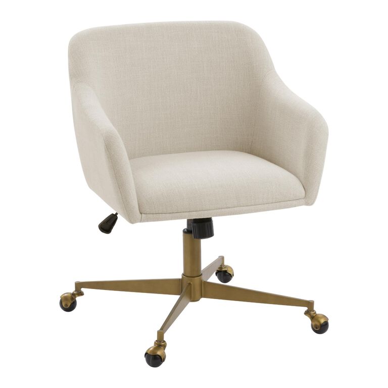 Zarek Mid Century Upholstered Office Chair image number 1