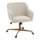 Zarek Mid Century Upholstered Office Chair image number 0