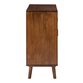 Helmer Cherry and Rattan Cane Storage Cabinet image number 2