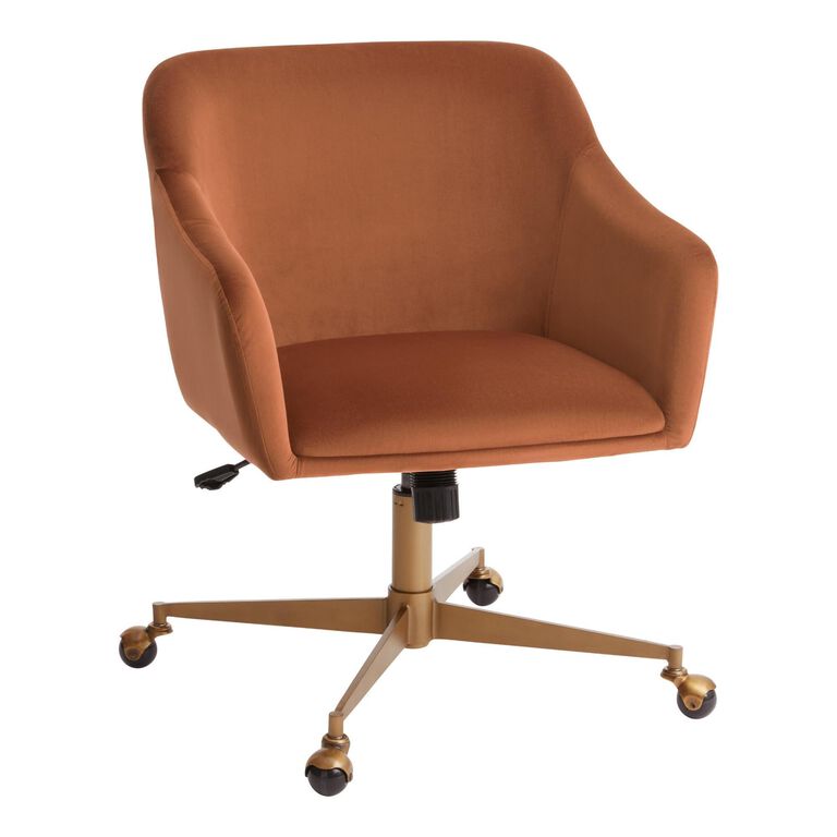 Zarek Mid Century Upholstered Office Chair image number 1