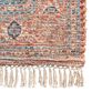 Clarena Coral and Blue Persian Style Area Rug image number 1