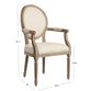 Paige Round Back Upholstered Dining Armchair image number 3