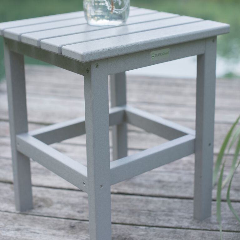 DuroGreen Square Recycled Plastic Outdoor End Table image number 3