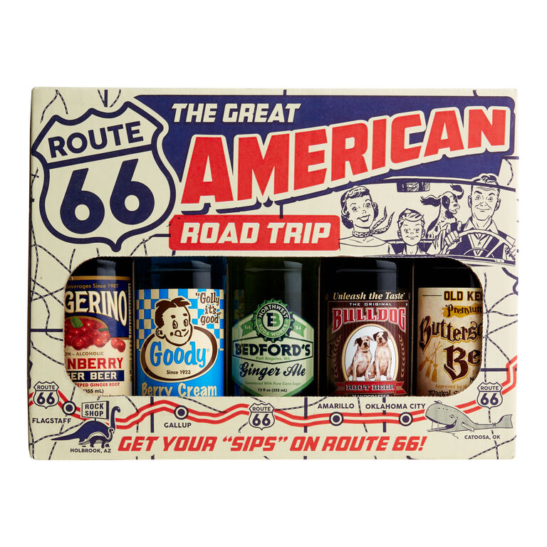 Great American Road Trip Route 66 Soda Variety 10 Pack image number 1