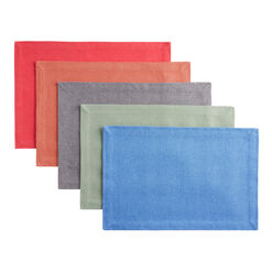 Solid Woven Cotton Placemat