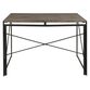 Avery Espresso Wood and Metal Desk image number 2