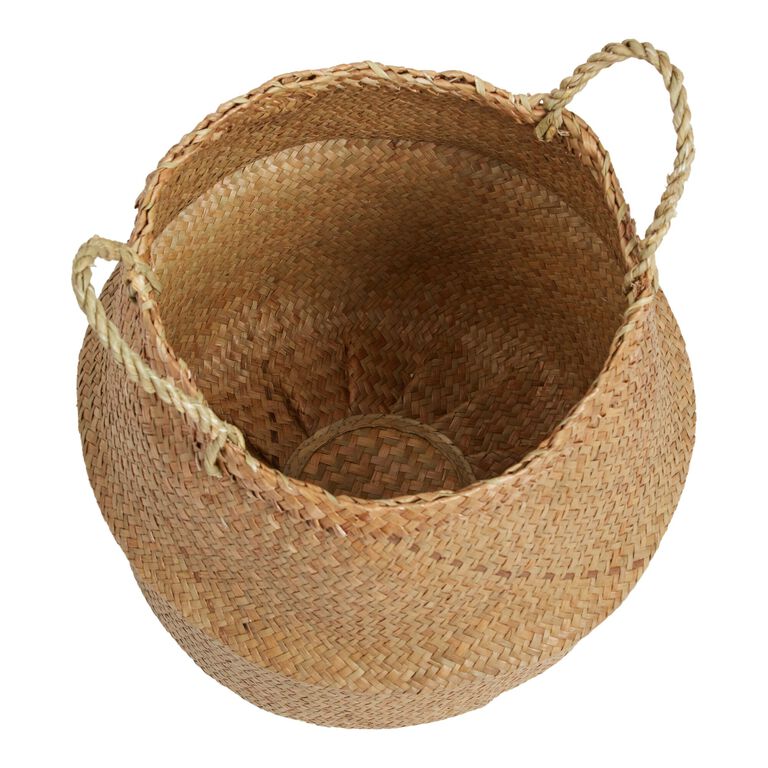 Ellery Natural Seagrass Belly Basket image number 3