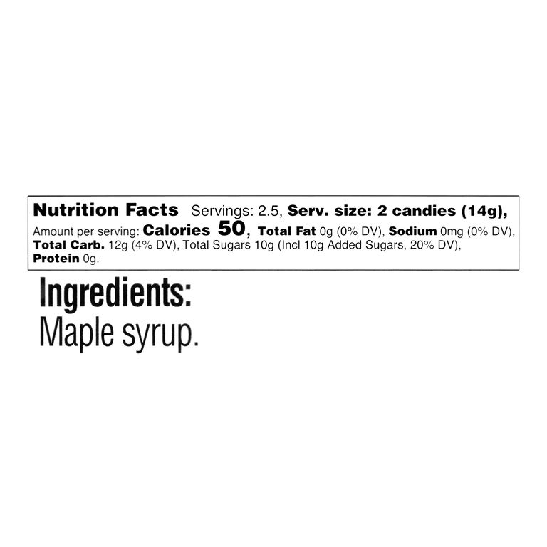 LB Maple Treat Pure Maple Sugar Candy 5 Piece image number 2