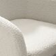 Ryan Ivory Faux Sherpa Upholstered Office Chair image number 6
