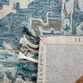 Lorena Blue And Gray Floral Medallion Wool Area Rug image number 3