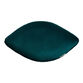 Teal and Black Evil Eye Gusseted Throw Pillow image number 1