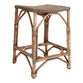 Rennie Graywash and Natural Rattan Backless Counter Stool image number 0