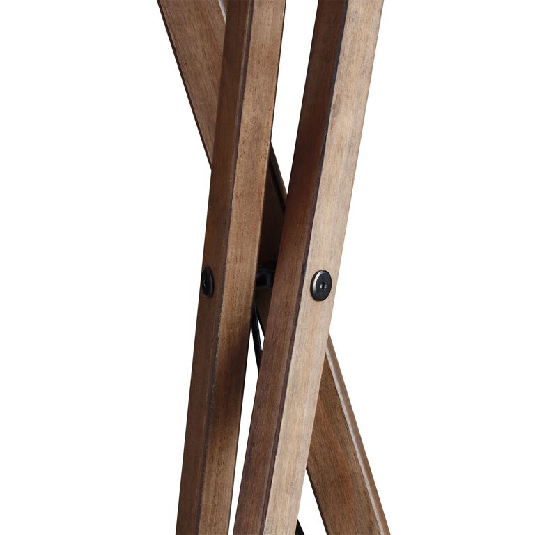Austin Walnut Brown Wood Tripod Floor Lamp image number 3