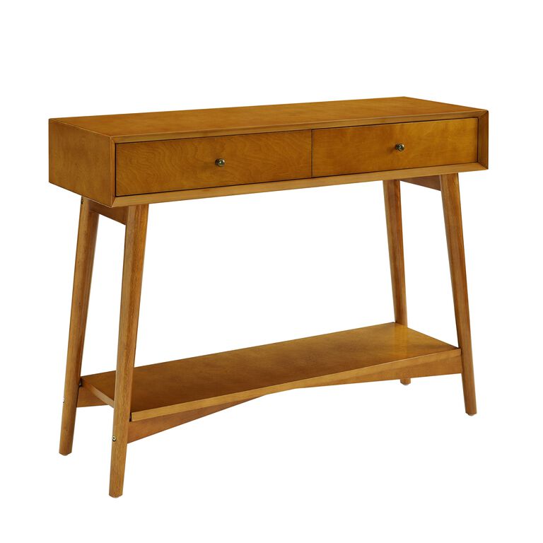James Acorn Wood Mid Century Console Table image number 1