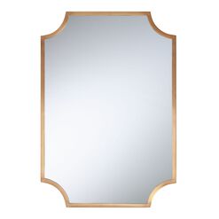 Ophelia Metal Notched Wall Mirror