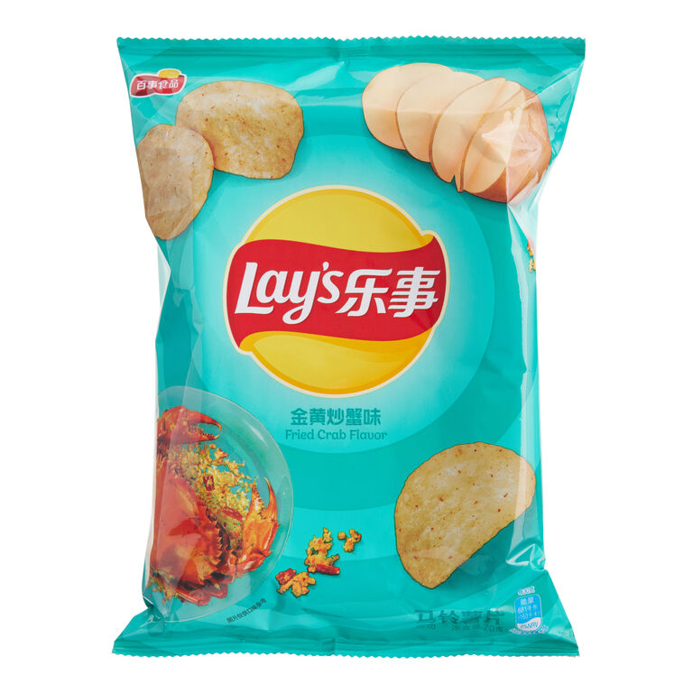 Lay's Fried Crab Potato Chips image number 1