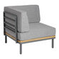 Andorra Modular Outdoor Sectional Corner End Chair image number 0
