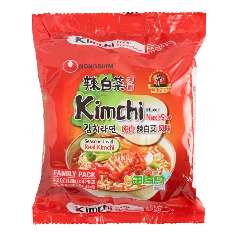 Nongshim Kimchi Noodle Soup 4 Pack image number 1