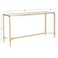 Nala Gold Metal And Glass Console Table image number 3