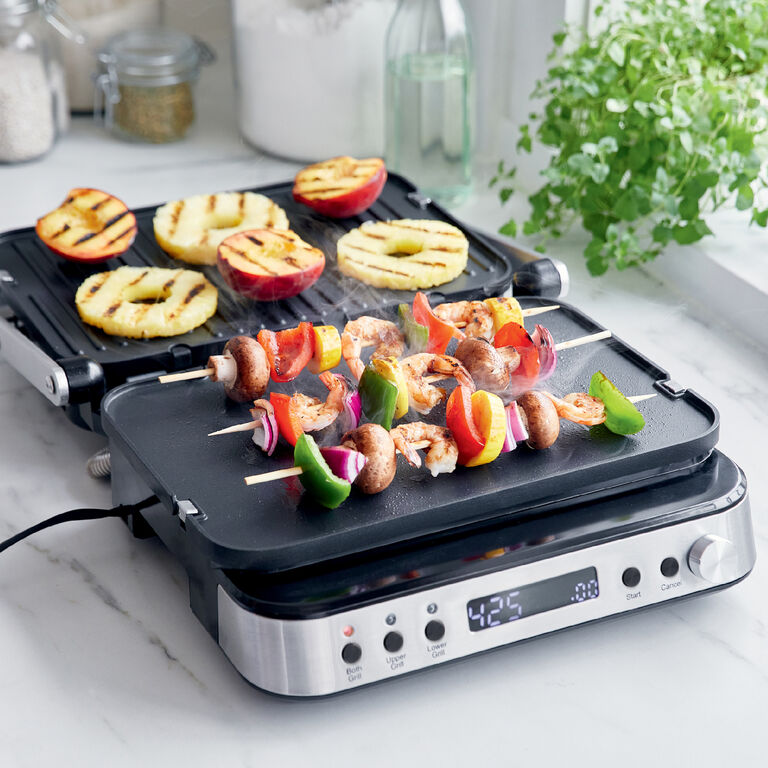 GreenPan Bistro Ceramic Nonstick Grill and Griddle image number 3