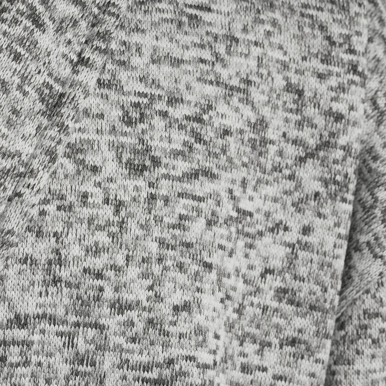 Heather Gray Marled Men's Robe image number 3