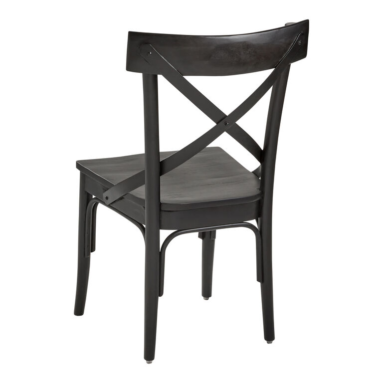 Bistro Distressed Wood Dining Chair Set of 2 image number 4