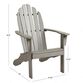 Slatted Wood Adirondack Chair image number 4