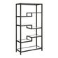 Ceci Metal and Glass Asymmetrical Bookshelf image number 0