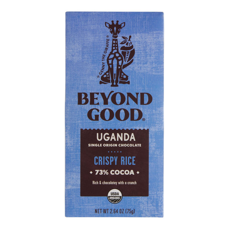 Beyond Good Uganda Crispy Rice 73% Dark Chocolate Bar image number 1
