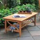 Mendocino Teak Wood 5 Piece Outdoor Furniture Set image number 6
