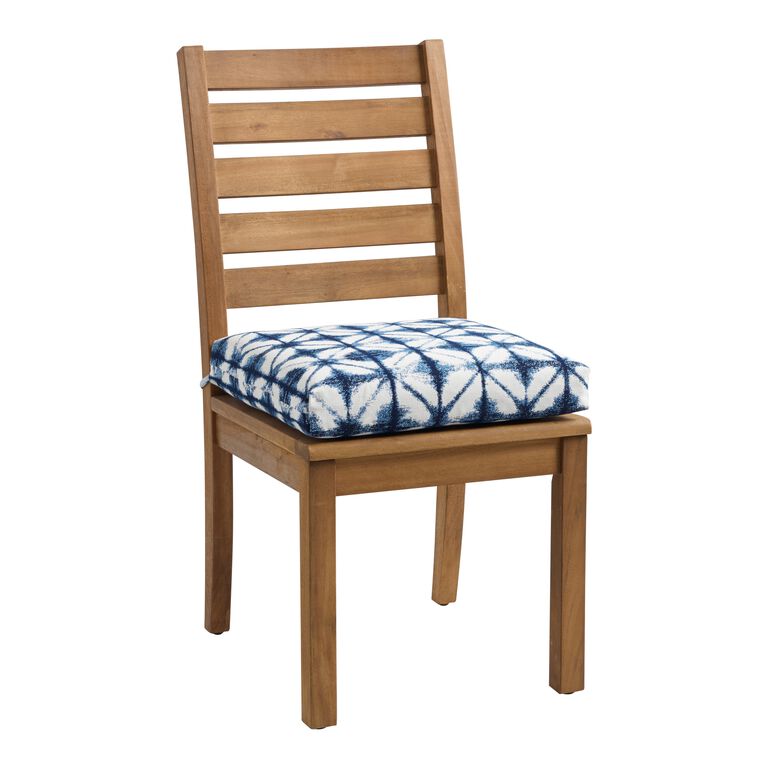Sunbrella Indigo Tile Outdoor Chair Cushion image number 4