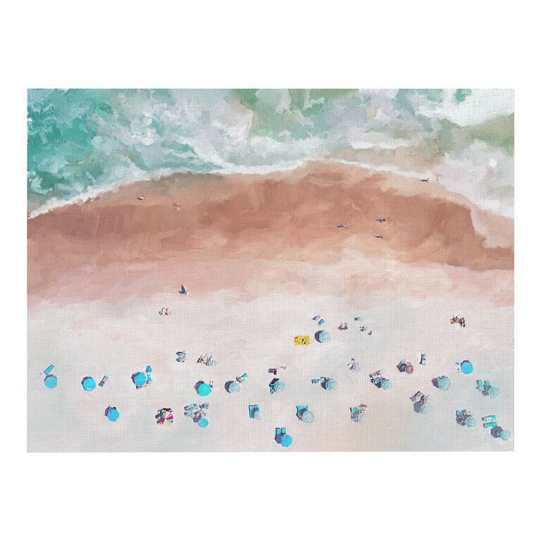 Beach View Canvas Wall Art image number 1