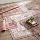 Zoe Multicolor Floral Distressed Persian Style Area Rug image number 1